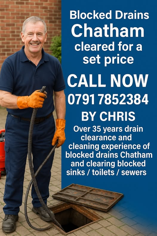 Emergency blocked drains service Chatham Emergency blocked drains service Chatham