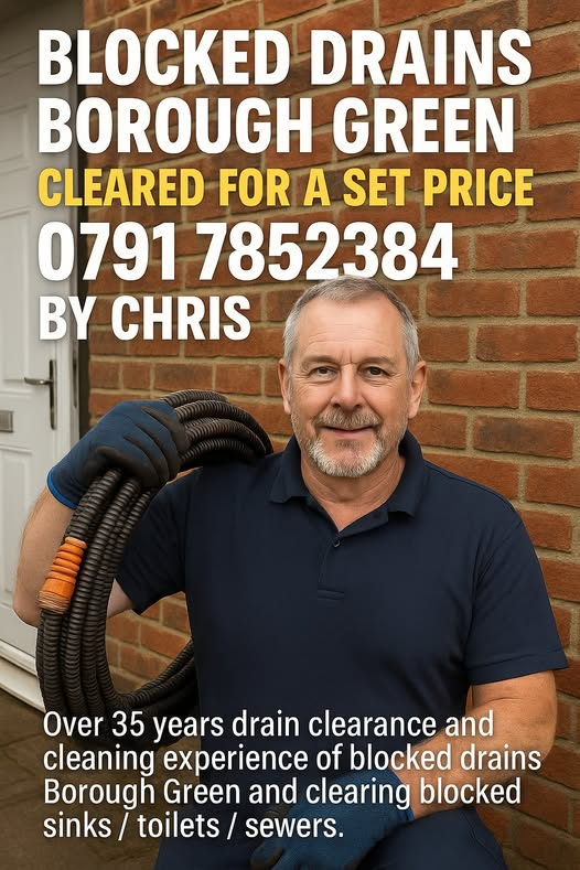 Blocked Drains Borough Green Blocked Drains Borough Green 0791 7852384