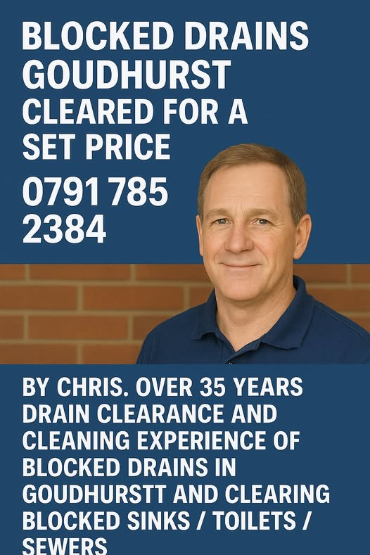 Blocked Drains in Goudhurst Blocked Drains in Goudhurst