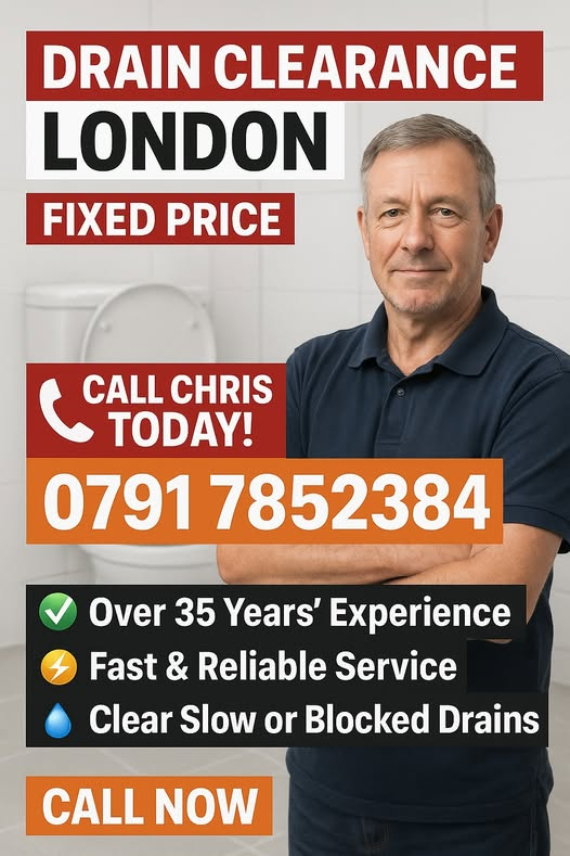 Emergency Drain Clearance London